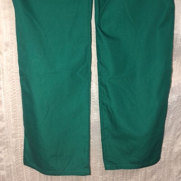 Cherokee XS Green Wide Leg Scrub Pants - Picture 7 of 9